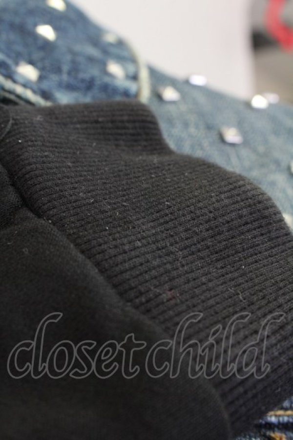 画像7: Candy Stripper  / スウェットスリーブデニムジャケット O-22-01-06-4033-1-JA-PU-P-IG-ZT-C014 (7)