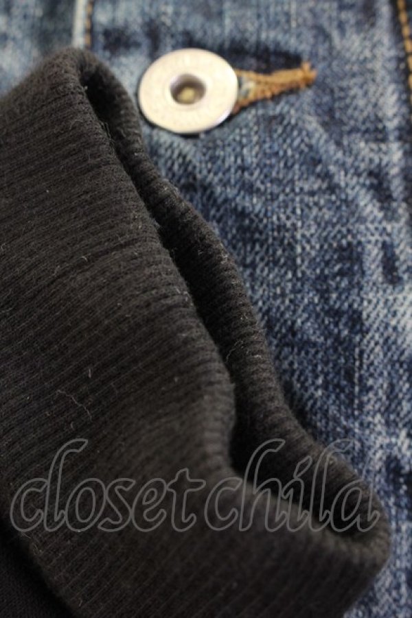 画像8: Candy Stripper  / スウェットスリーブデニムジャケット O-22-01-06-4033-1-JA-PU-P-IG-ZT-C014 (8)