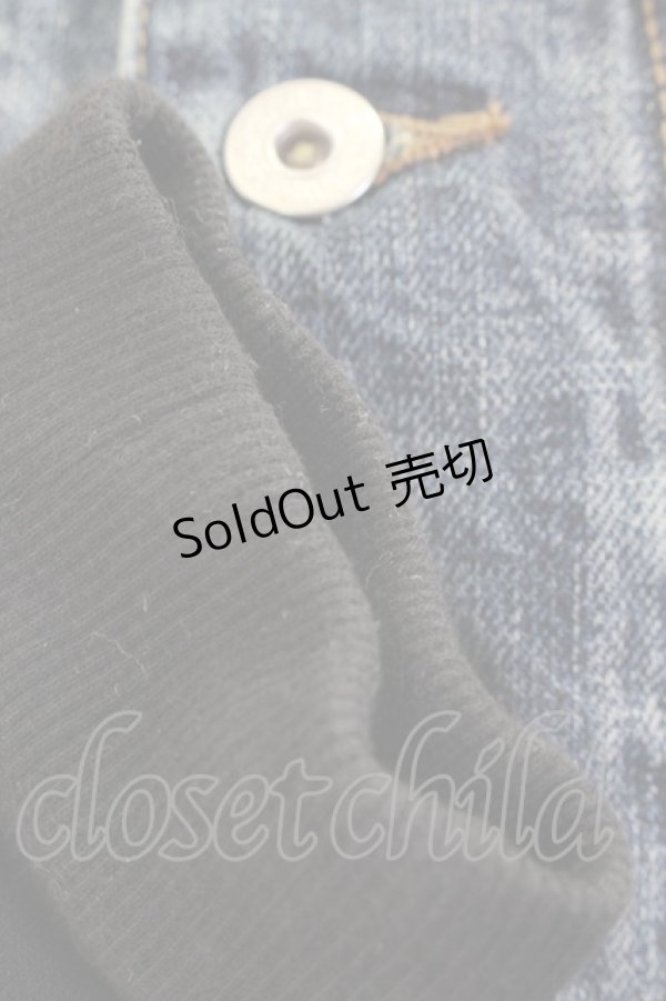 画像8: 【SALE】Candy Stripper  / スウェットスリーブデニムジャケット O-22-01-06-4033-1-JA-PU-P-IG-ZT-C014 (8)