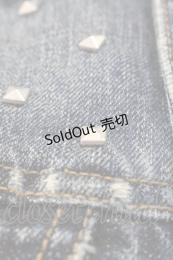 画像10: 【SALE】Candy Stripper  / スウェットスリーブデニムジャケット O-22-01-06-4033-1-JA-PU-P-IG-ZT-C014 (10)