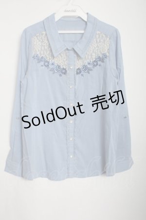 画像: 【SALE】axes femme  / ブラウス Y-22-01-10-033-1-BL-AX-L-AS-ZT039