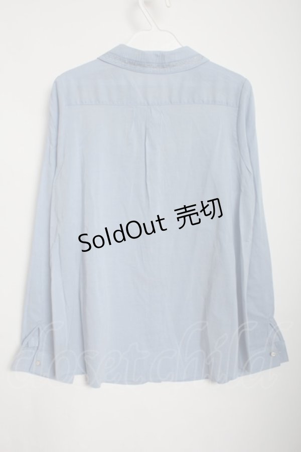 画像2: 【SALE】axes femme  / ブラウス Y-22-01-10-033-1-BL-AX-L-AS-ZT039 (2)