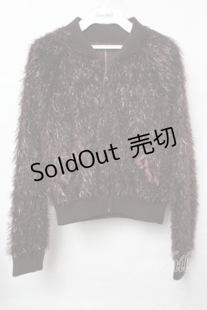 画像: Blue rouge  / ラメ織ファーパーカー S-22-01-30-081-1-TO-CA-L-AS-ZT122