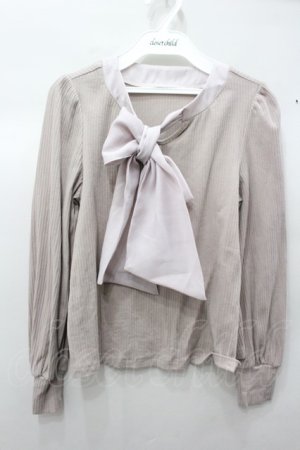 画像: evelyn / ビッグボウタイカラーテレコニット O-22-02-09-061-1-TO-CA-L-IG-ZT143