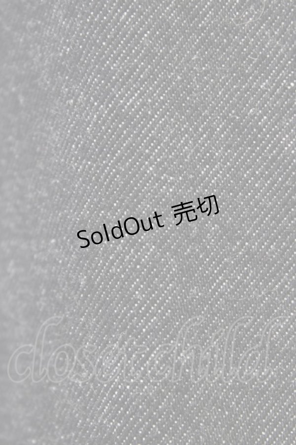 画像5: KANEKO ISAO  / グログランリボンデニムジャケット＆スカートセット I-22-03-05-4032-1-OP-LO-L-HD-ZT144 (5)