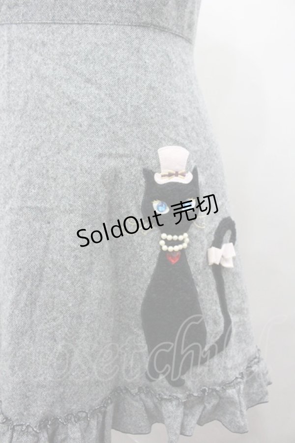 画像2: Leur Getter / シルクハットCATワンピース O-22-04-30-095-1-OP-LU-L-IG-ZT130 (2)