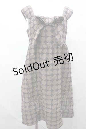 画像: Jane Marple / ドットジャガードリボンジャンパースカート O-22-05-12-027-1-OP-JM-L-IG-ZT120