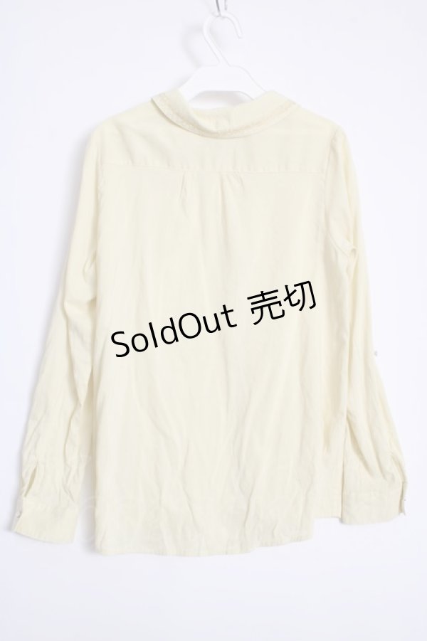 画像2: axes femme  / レース使いブラウス Y-22-07-23-045-1-TO-AX-L-AS-ZT248 (2)