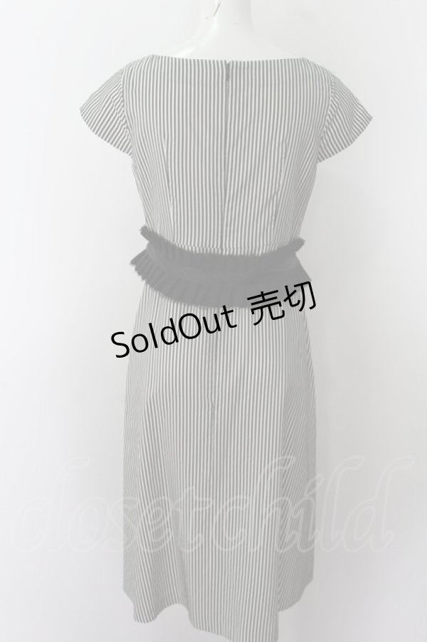 画像4: Jane Marple / ウエストベルトストライプワンピース O-22-07-30-066-1OP-JM-L-IG-ZT049 (4)
