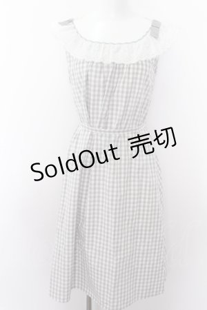 画像: Franche Lippee / オリジナルレースギンガムワンピース O-22-08-07-122-1-OP-LO-L-IG-ZT262