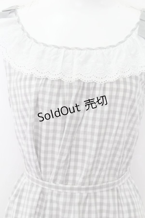 画像2: Franche Lippee / オリジナルレースギンガムワンピース O-22-08-07-122-1-OP-LO-L-IG-ZT262 (2)