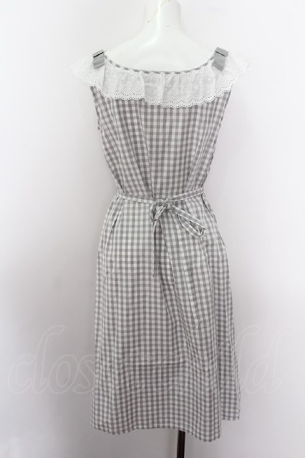 画像3: Franche Lippee / オリジナルレースギンガムワンピース O-22-08-07-122-1-OP-LO-L-IG-ZT262 (3)