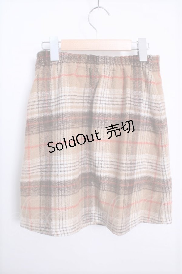 画像2: 【SALE】Fi.n.t  / チェックニットスカート Y-22-09-26-126-1-SK-CA-L-AS-ZT218 (2)