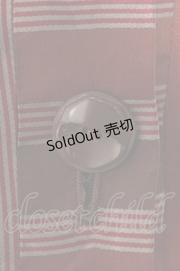 画像2: 【SALE】Jane Marple / レジメンタルホルターワンピース O-22-09-29-085-1-OP-JM-L-OW--ZT084 (2)