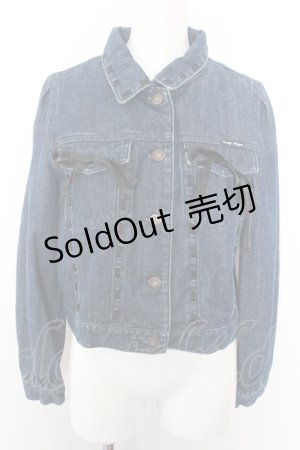 画像: 【SALE】Candy Stripper / はしごレースデニムジャケット O-22-10-10-003-1-JA-PU-P-IG-ZT234