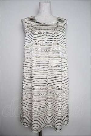 画像: franche lippee black  / レースプリントノースリーブワンピース I-22-11-08-029i-1-OP-LO-L-HD-ZT155