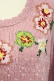 画像3: PINK HOUSE  / クリスマスローズ柄編み込みニット I-24-04-07-030-1-TO-LO-L-HD-ZT123 (3)