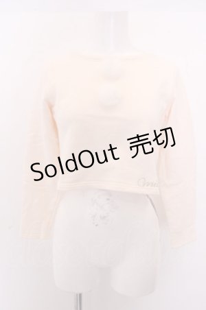 画像: 【SALE】MILK / ファーポンポンスウェット O-22-12-24-040-1-TO-ML-L-IG-ZT469