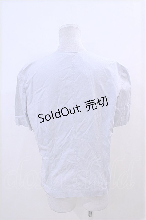 画像2: 【SALE】INGEBORG  / 金具付半袖゛ラウス I-22-12-29-107-LO-BL-HD-ZT275 (2)