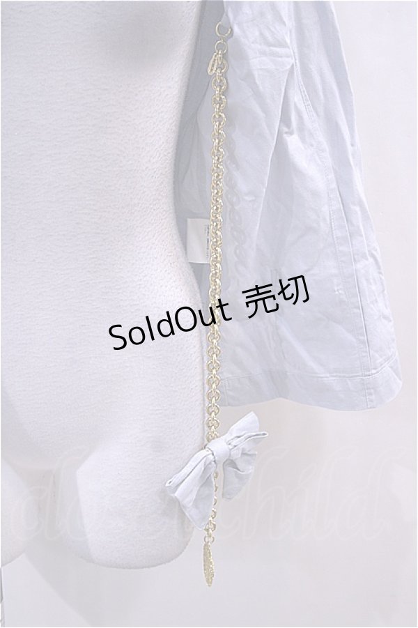 画像3: 【SALE】INGEBORG  / 金具付半袖゛ラウス I-22-12-29-107-LO-BL-HD-ZT275 (3)