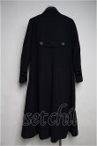 画像3: Jane Marple  / Royal melton velvet ribbon long coat I-22-12-30-017i-1-CO-JM-L-HD-ZT-C051 (3)
