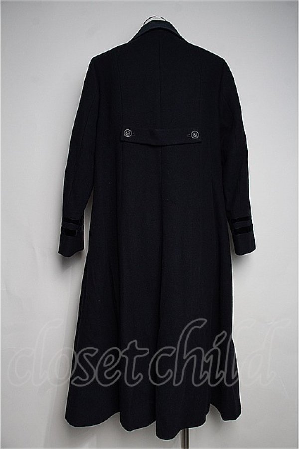 画像3: Jane Marple  / Royal melton velvet ribbon long coat I-22-12-30-017i-1-CO-JM-L-HD-ZT-C051 (3)