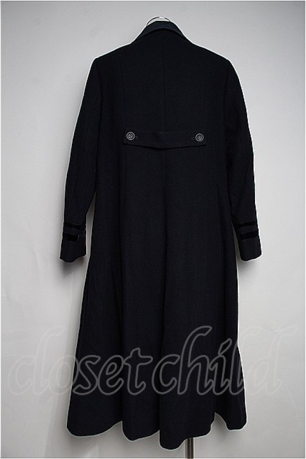 画像3: Jane Marple  / Royal melton velvet ribbon long coat I-22-12-30-017i-1-CO-JM-L-HD-ZI (3)