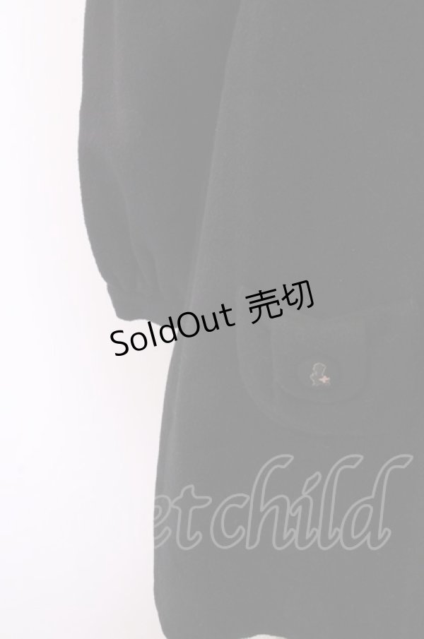 画像3: 【SALE】Cherir la femme / 赤ずきんボタンウールジャンパースカート O-23-01-09-009-1-OP-LO-L-IG-ZT241 (3)