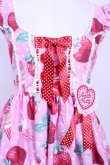 画像3: Angelic Pretty  / Fresh Strawberry Dinerジャンパースカート Y-23-01-17-056y-1-OP-AP-L-SZ-ZY-R (3)