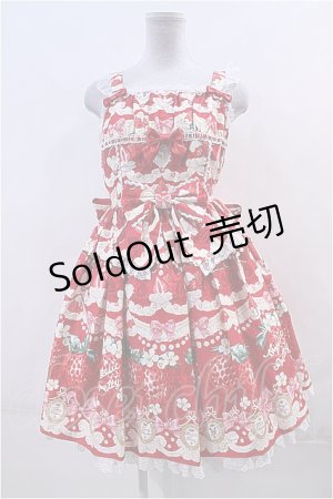 画像: Angelic Pretty  / Melty Berry Princessジャンパースカート I-23-01-19-023i-1-OP-AP-L-HD-ZI-R