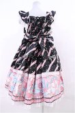 画像2: Angelic Pretty  / MELODY TOYSハイウエストジャンパースカート I-23-01-24-024i-1-OP-AP-L-HD-ZI-R (2)