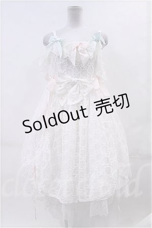 画像: BABY,THE STARS SHINE BRIGHT  / はるちゃんの願いを紡ぐFlower embroideryジャンパースカート I-23-01-24-032i-1-OP-BA-L-HD-ZI-R