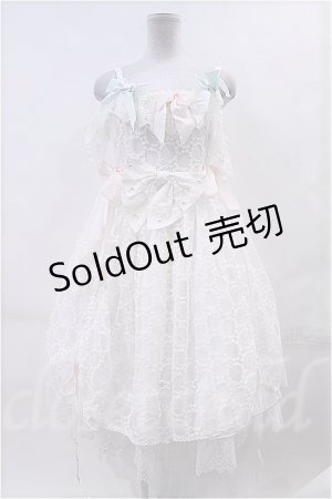 画像: BABY,THE STARS SHINE BRIGHT  / はるちゃんの願いを紡ぐFlower embroideryジャンパースカート I-23-01-24-032i-1-OP-BA-L-HD-ZI-R