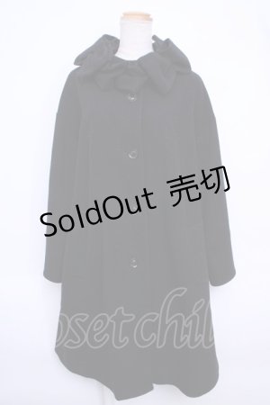 画像: Jane Marple  / Drape ribbon collar cocoon coat Y-23-01-24-120y-1-CO-JM-L-SZ-ZY