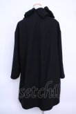 画像2: Jane Marple  / Drape ribbon collar cocoon coat Y-23-01-24-120y-1-CO-JM-L-SZ-ZY (2)