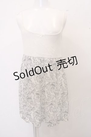 画像: E hyphen world gallery / カップケーキptネップ風キャミワンピース O-23-01-28-142-1-OP-LO-L-IG-ZT267