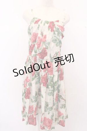 画像: 【SALE】Jane Marple Dans  Le Salon / ローズ柄キャミソールドレス O-23-01-30-038-1-OP-JM-L-OW-ZT053