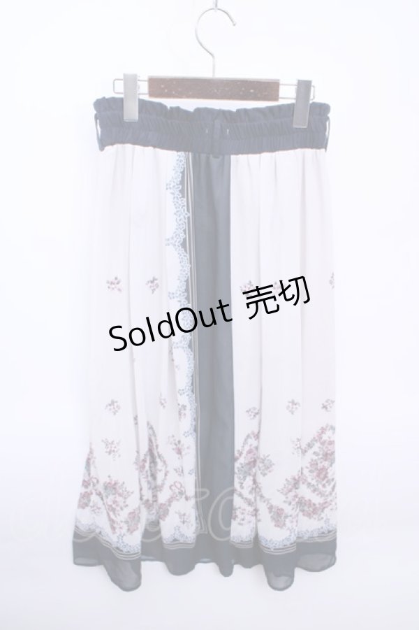 画像2: 【SALE】axes femme  / ブーケパネル柄ミディスカート Y-23-02-04-093-1-SK-AX-L-SZ-ZT090 (2)