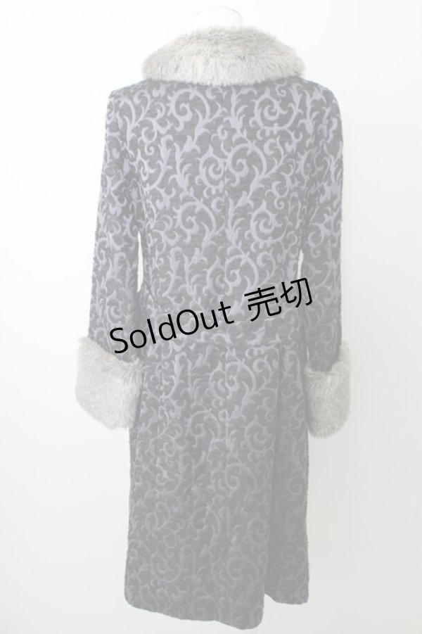 画像2: Jane Marple  / ファー付きコート Y-23-02-10-4015-1-CO-JM-L-SZ-ZT-C031 (2)
