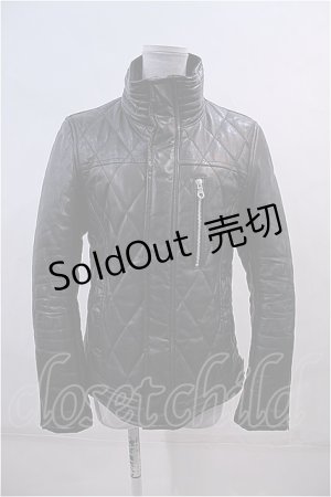 画像: VANQUISH  / ゴートレザーダイヤキルトスタンドカラーブルゾン I-23-02-11-032i-1-JA-PU-P-HD-ZT-C051