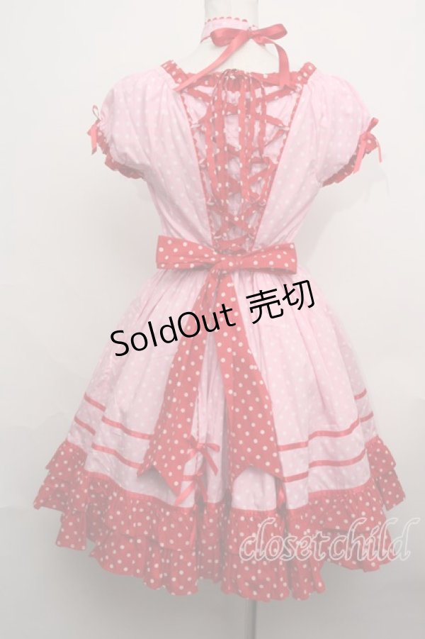 画像2: Angelic Pretty  / Candy Popジャンパースカート S-23-02-11-020s-1-OP-AP-L-AS-ZS-R (2)