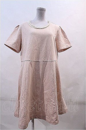 画像: Franche Lippee  / パール襟半袖ワンピース I-23-02-13-038i-1-OP-LO-L-HD-ZT371