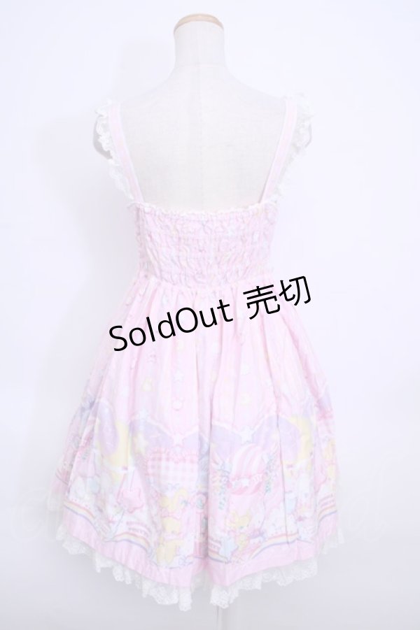 画像2: Angelic Pretty  / Cotton Candy Shopジャンパースカート Y-23-02-20-072y-1-OP-AP-L-AS-ZY (2)