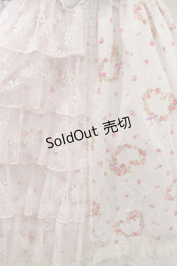 希少 Angelic Pretty ハートローズレーシィワンピース 2009年 希少 Angelic Pretty ハートローズレーシィワンピース 2009年