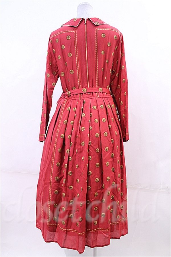 Jane Marple / Granny's buttons day dress I-23-02-23-030i-1-OP-JM-L