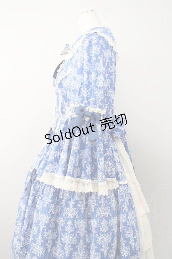 画像3: metamorphose  / Romantic Damask 姫袖ワンピース(プラスサイズ) I-23-02-24-4019i-1-OP-ME-L-HD-ZI-R (3)