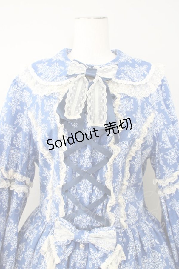 画像4: metamorphose  / Romantic Damask 姫袖ワンピース(プラスサイズ) I-23-02-24-4019i-1-OP-ME-L-HD-ZI-R (4)