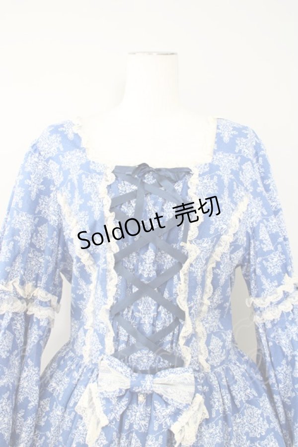 画像5: metamorphose  / Romantic Damask 姫袖ワンピース(プラスサイズ) I-23-02-24-4019i-1-OP-ME-L-HD-ZI-R (5)