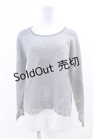 画像: 【SALE】INGEBORG  / カメリア柄ニットトップス I-23-3-2-71-LO-TO-HD-ZT275
