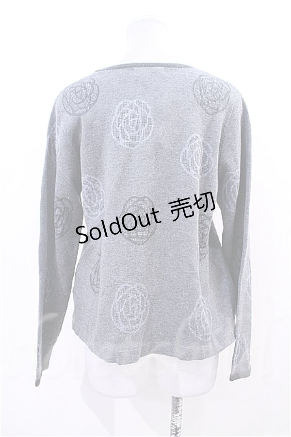 画像2: 【SALE】INGEBORG  / カメリア柄ニットトップス I-23-3-2-71-LO-TO-HD-ZT275 (2)